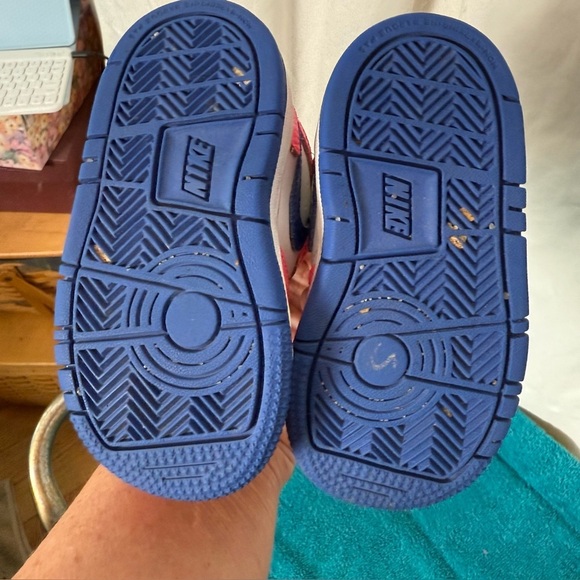 Nike Air Jordan Toddler Shoes Sz C5 Lace Up & Strap High Tops EUC - Picture 6 of 7